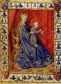 La Virgen y el Niño entronizados Jean Fouquet
